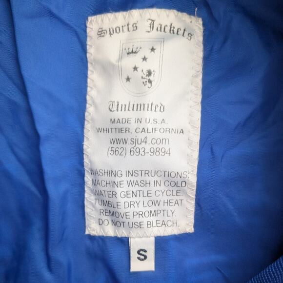 Los Angeles Dodgers Peña V-Neck Pullover Windbreaker in Dodger Blue, Size Small - Picture 5 of 5